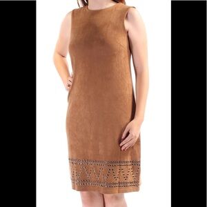 NWT Spense midi suede like dress Sz 6​